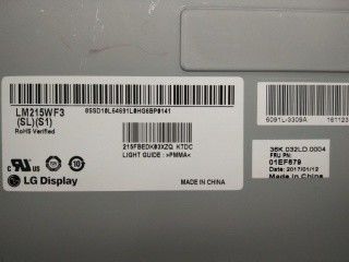 LM215WF3-SLQ1 LGの表示21.5&quot; 1920年（RGB） ×1080 250 cd/mの²産業LCDの表示