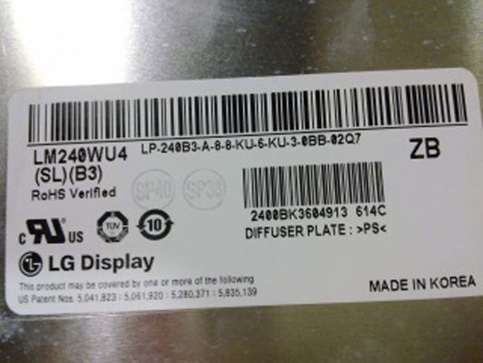 LM240WU4-SLB3 LGの表示24.0&quot; 1920年（RGB） ×1200 400 cd/mの²産業LCDの表示