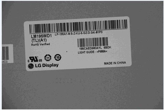 LM195WD1-TLA1 LGの表示19.5」1600の（RGB） ×900 250 cd/mの²産業LCDの表示