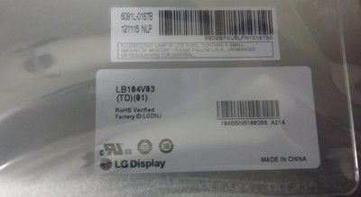 LB104V03-A1 LG. LCD 10.4&quot; 640 ((RGB) ×480 400 cd/m2 産業用液晶ディスプレイ