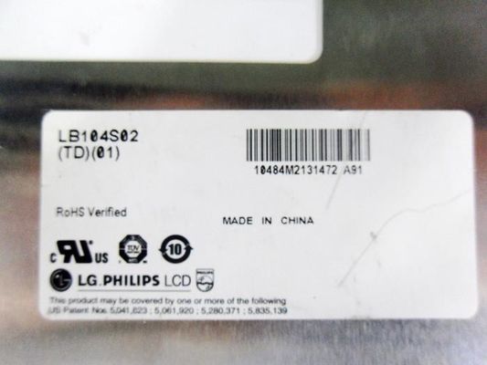 LB104S02-TD01 LGの表示10.4」800 （RGB） ×600 250 cd/mの²産業LCDの表示