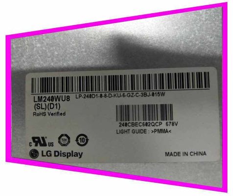 LM240WU8-SLD1 LGの表示24.0&quot; 1920年（RGB） ×1200 300 cd/mの²産業LCDの表示