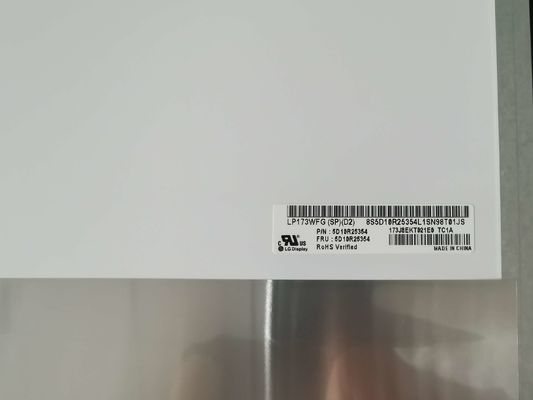 LP173WFG-SPD2 LGの表示17.3」1920年の（RGB） ×1080 300 cd/mの²産業LCDの表示