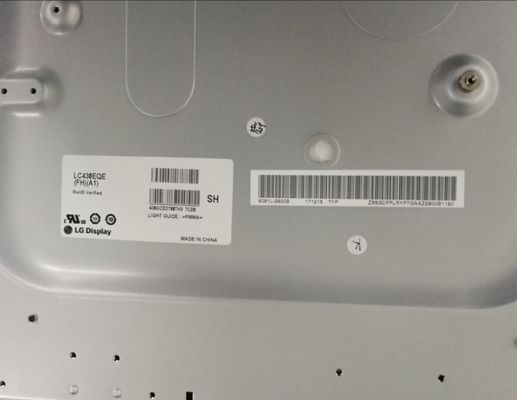 3840×2160 103PPI WLED TFTディスプレイ 350cd/m2 LC430EQE-FHA1 43&quot;89/89/89/89 (タイプ)