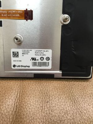 12.3&quot; 1920×720 167PPI 720cd/m2 TFT LCD パネル LA123WF1-SL01 89/89/89/89 (タイプ)