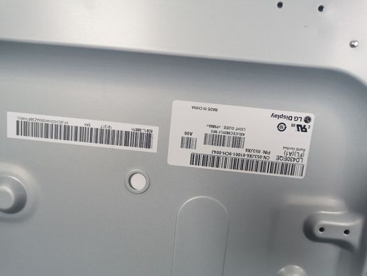 103PPI 43&quot; 3840×2160 スクエア LCD パネル 400cd/m2 LD430EQE-FLA1 89/89/89/89 (タイプ)