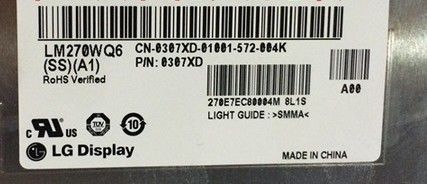 27.0&quot; 108PPI 2560×1440の正方形のTftのパネル300cd/m2 LM270WQ6-SSA1
