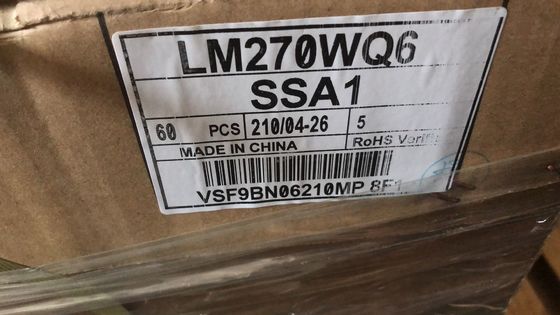 27.0&quot; 108PPI 2560×1440の正方形のTftのパネル300cd/m2 LM270WQ6-SSA1