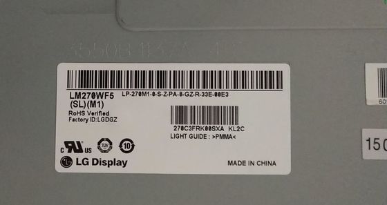 LM270WF5-SLM4 LGの表示27.0&quot; 1920年（RGB） ×1080 250 cd/mの²産業LCDの表示