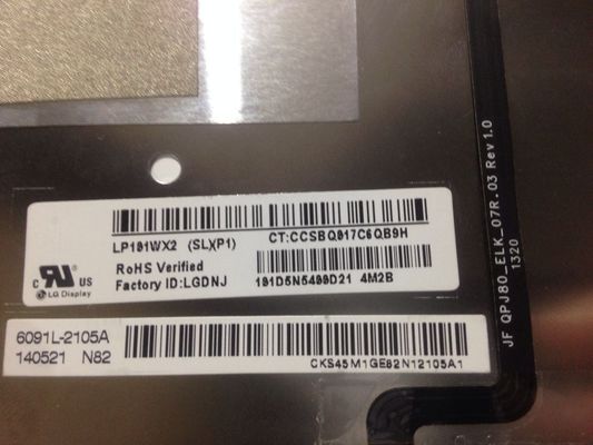 360cd/m2 149PPIの正方形Tftは10.1の」1280×800 LP101WX2-SLA1を表示する