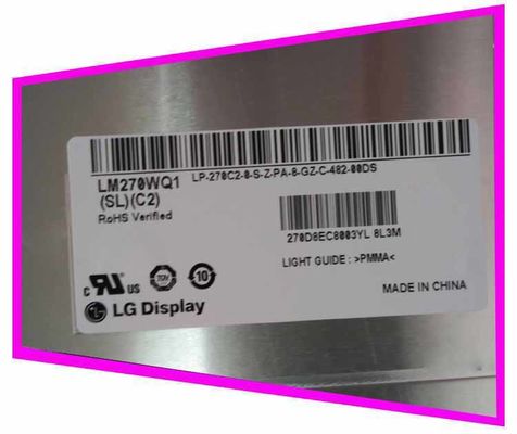 LM270WQ1-SDF1 LGの表示27.0&quot; 2560 （RGB） ×1440 440 cd/mの²産業LCDの表示