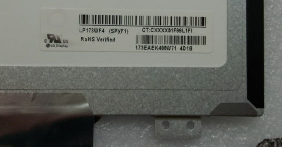 LP173WF4-SPF5 LGの表示17.3」1920年の（RGB） ×1080 300 cd/mの²産業LCDの表示