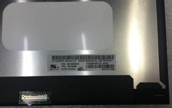 LP133WF4-SPA1 LGの表示13.3」1920年の（RGB） ×1080 300 cd/mの²産業LCDの表示