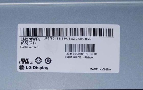 LM270WF5-SSC1 LGの表示27.0&quot; 1920年（RGB） ×1080 250 cd/mの²産業LCDの表示
