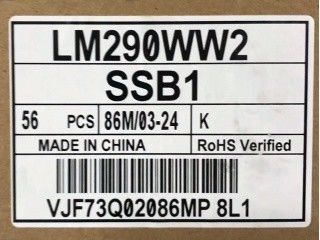 LM290WW2-SSB1 LGの表示29.0&quot; 2560 （RGB） ×1080 300cd/m2産業LCDの表示