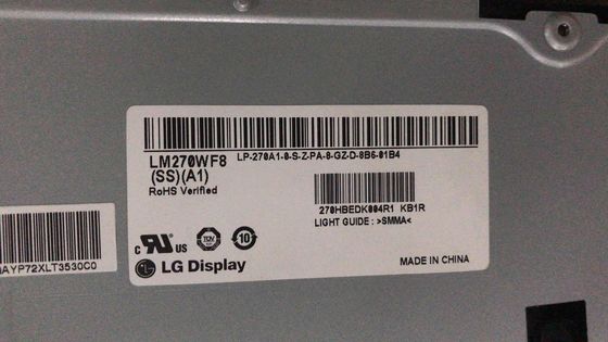 250cd/m2 81PPI WLED LCD パネル 27.0&quot; LM270WF7-SSD1 LGディスプレイ 89/89/89/89 (タイプ)