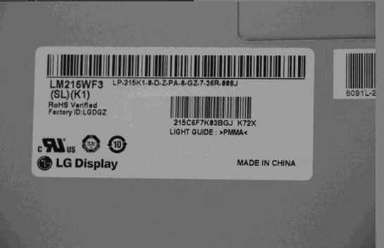 102PPI産業LCDのパネル250cd/m2 LM215WF3-SLK1 1920×1080 WLED