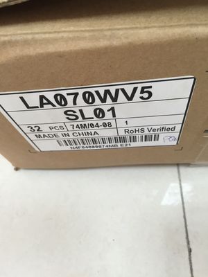 580cd/M2 TFT LCDのパネル133PPI WVGA LA070WV5-SL01 800×480 WLED