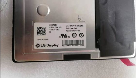 12.3の」対称167PPI Tft LCDの表示600cd/M2の景色LA123WF4-SR08